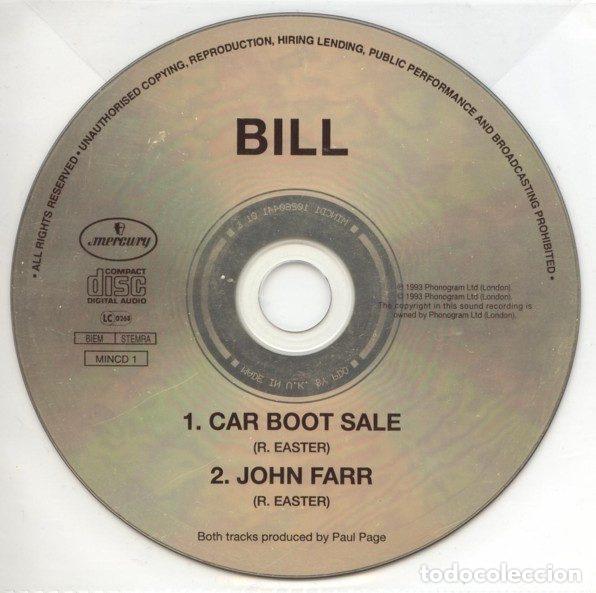 CDs de m&uacute;sica: Bill &ndash; Car Boot Sale (CD, Mercury MINCD 1) - Foto 2