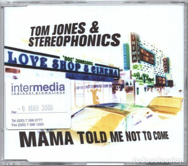 CDs de Musique: Tom Jones & Stereophonics &ndash; Mama Told Me Not To Come (CD, Gut Records PRGUT31)