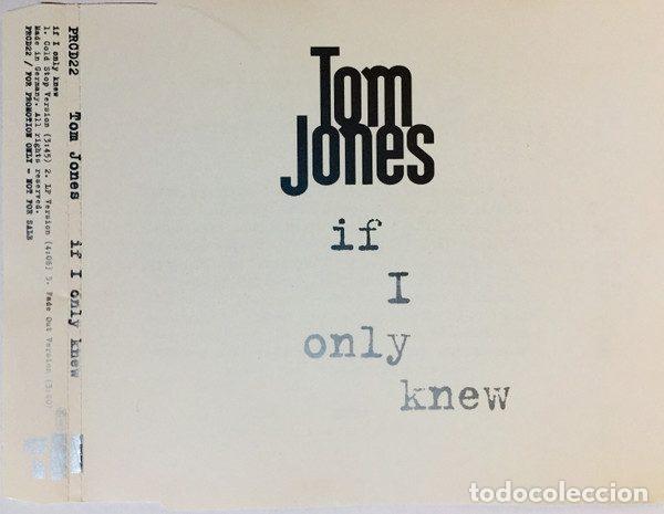 CDs de Musique: Tom Jones &ndash; If I Only Knew (CD, Interscope Records PRCD 22)