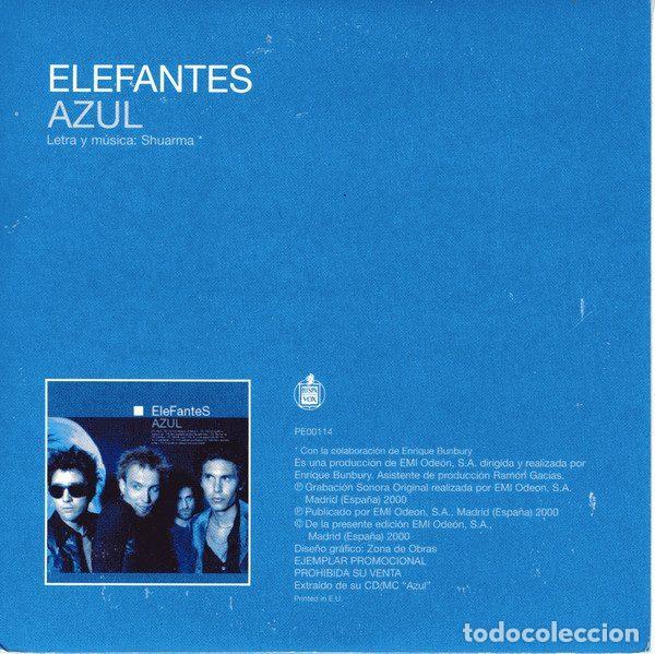 CDs de m&uacute;sica: Elefantes &ndash; Azul (CD, EMI PE00114) - Foto 2