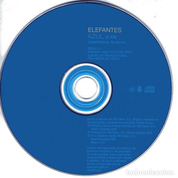 CDs de m&uacute;sica: Elefantes &ndash; Azul (CD, EMI PE00114) - Foto 3