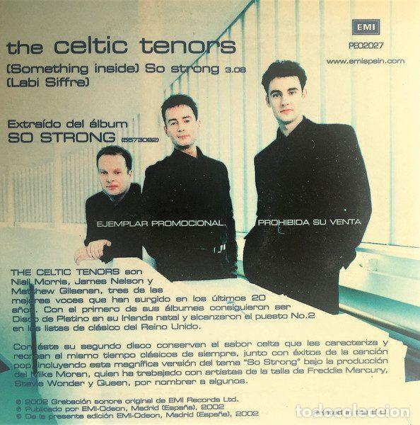 CDs de m&uacute;sica: The Celtic Tenors &ndash; (Something Inside) So Strong (CD, EMI PE02027) - Foto 2