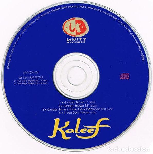 CDs de m&uacute;sica: Kaleef &ndash; Golden Brown (CD, Unity Records UNITY 010 CD) - Foto 4