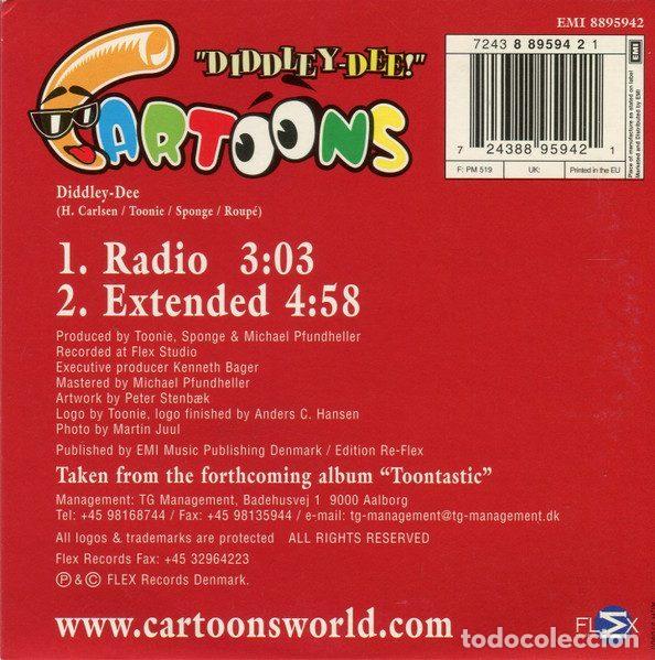 CDs de m&uacute;sica: Cartoons &ndash; Diddley-Dee (CD, Flex Records EMI 8895942) - Foto 2