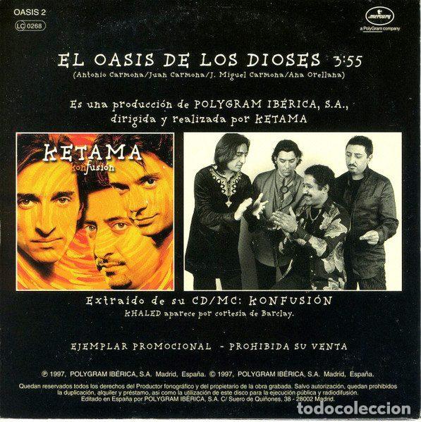 CDs de m&uacute;sica: Ketama &ndash; El Oasis De Los Dioses (CD, Mercury OASIS 2) - Foto 2