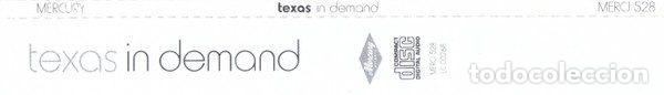 CDs de m&uacute;sica: Texas &ndash; In Demand (CD, Mercury MERCJ 528) - Foto 2