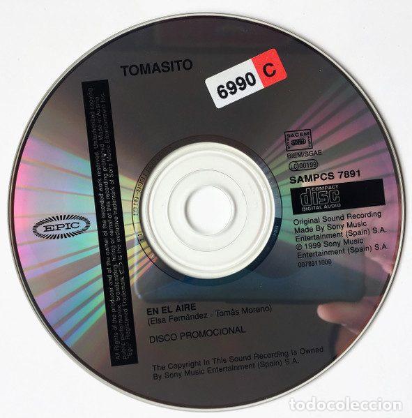 CDs de m&uacute;sica: Tomasito &ndash; En El Aire (CD, Epic SAMPCS 7891) - Foto 4