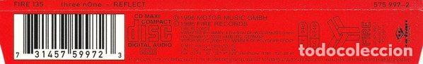 CDs de m&uacute;sica: Three N One &ndash; Reflect (CD, Fire Recordings FIRE 135) - Foto 2