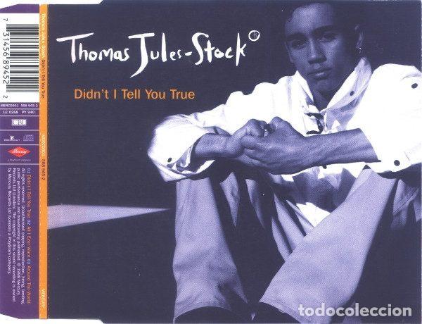 CD de M&uacute;sica: Thomas Jules-Stock &ndash; Didn't I Tell You True (CD, Mercury MERCD501)