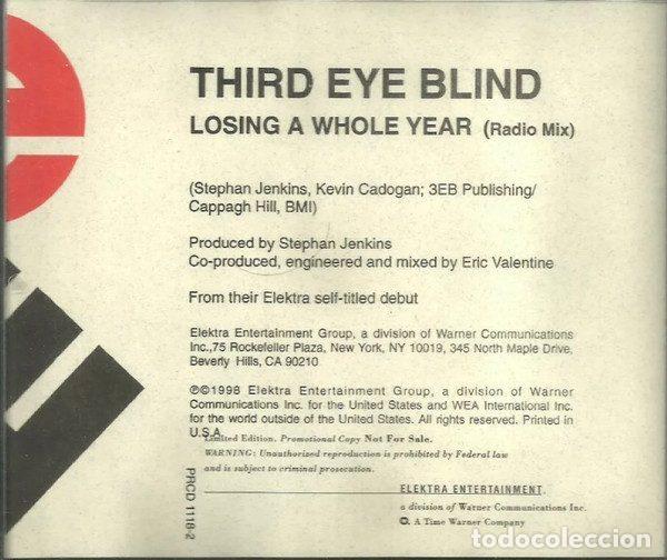 CDs de m&uacute;sica: Third Eye Blind &ndash; Losing A Whole Year (CD, Elektra PRCD 1118-2) - Foto 1