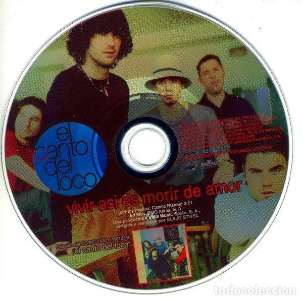 CD de M&uacute;sica: El Canto Del Loco &ndash; Vivir Asi Es Morir De Amor (CD, BMG Espa&ntilde;a 74321 867782)