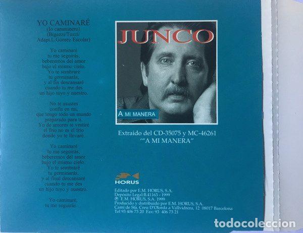 CDs de m&uacute;sica: Junco &ndash; Yo Caminar&eacute; (CD, Horus CD-53192) - Foto 2