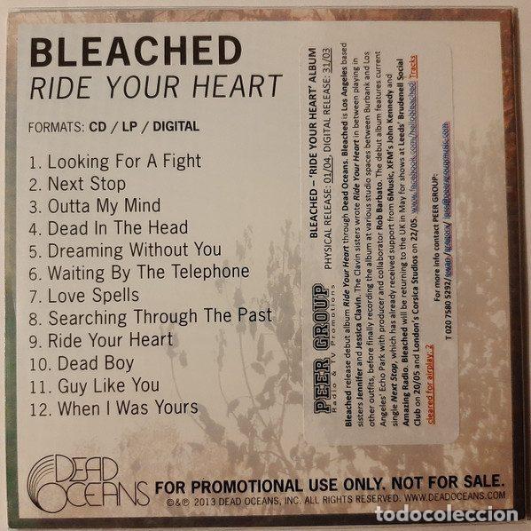CDs de m&uacute;sica: Bleached &ndash; Ride Your Heart (CDr, Dead Oceans DOC082) - Foto 2
