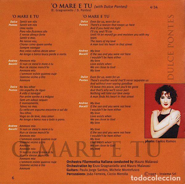 CDs de m&uacute;sica: Andrea Bocelli &ndash; Sogno (CD, Polydor 547 221-2) - Foto 9