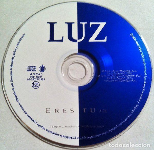 CDs de m&uacute;sica: Luz Casal &ndash; Eres T&uacute; (CD, Hispavox 8 76136 2) - Foto 3
