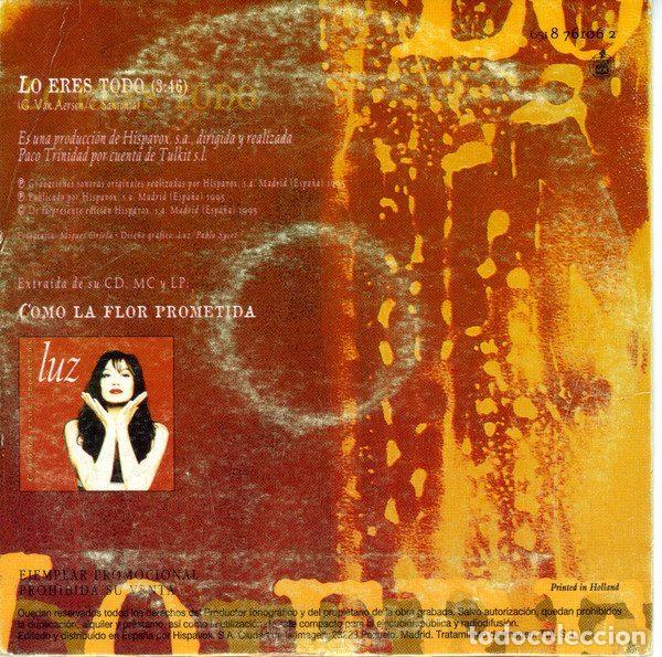 CDs de m&uacute;sica: Luz &ndash; Lo Eres Todo (CD, Hispavox 6518 76106 2) - Foto 2
