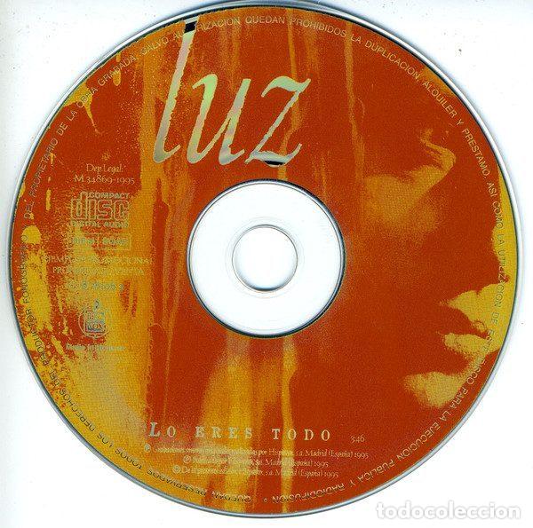 CDs de m&uacute;sica: Luz &ndash; Lo Eres Todo (CD, Hispavox 6518 76106 2) - Foto 3