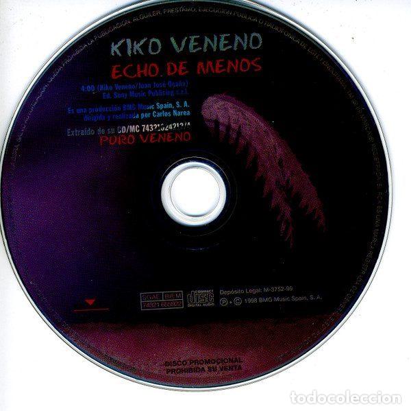 Music CDs: Kiko Veneno &ndash; Echo De Menos (CD, RCA 74321 655922)