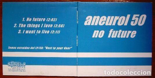 Music CDs: Aneurol 50 &ndash; No Future (CD, Discos Supersonicos SONIC-001-PROMO)