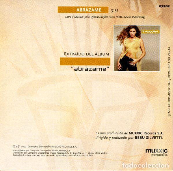 CDs de m&uacute;sica: Tamara &ndash; Abr&aacute;zame (CD, Muxxic 07202 ) - Foto 2