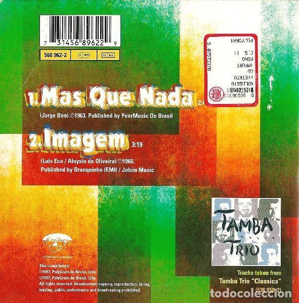 CDs de m&uacute;sica: Tamba Trio &ndash; Mas Que Nada (CD, PolyGram 568 962-2) - Foto 3