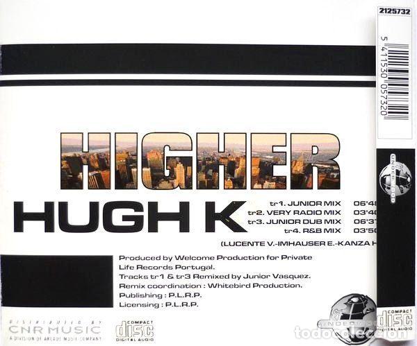 CDs de m&uacute;sica: Hugh K &ndash; Higher (CD, Underwood 2125732) - Foto 2