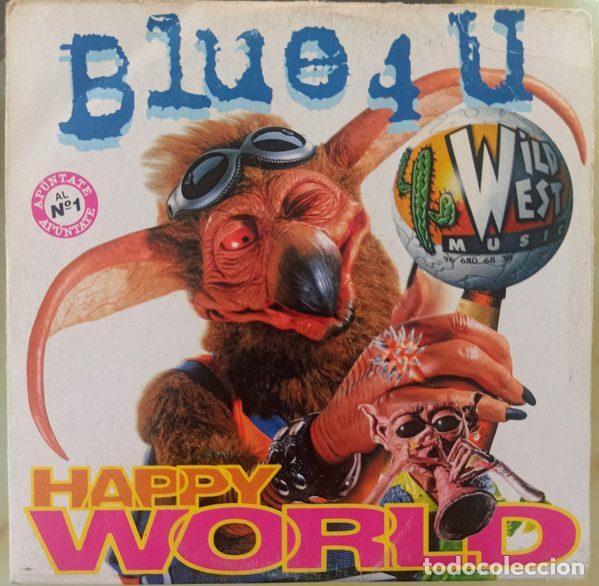 Music CDs: Blue 4 U &ndash; Happy World (CD, BMG 74321 59723 2)