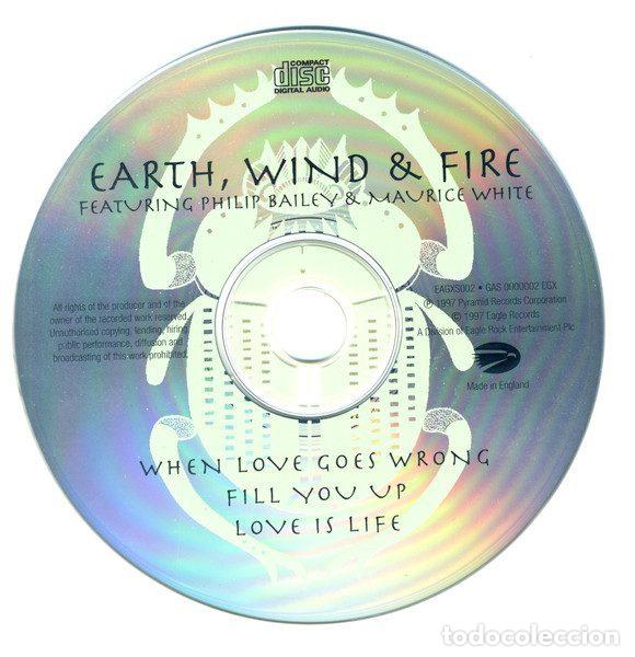 CDs de m&uacute;sica: Earth, Wind & Fire Featuring Philip Bailey & Maurice White &ndash; When Love Goes Wrong (CD, Eagle... - Foto 3
