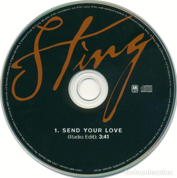 CDs de m&uacute;sica: Sting &ndash; Send Your Love (CD, A&M Records SEND1) - Foto 2