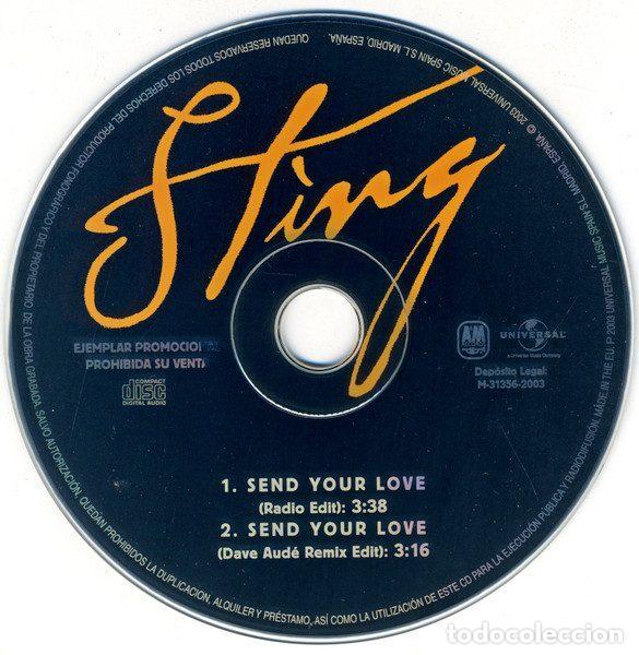 CDs de m&uacute;sica: Sting &ndash; Send Your Love (CD, A&M Records none) - Foto 3