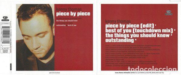CDs de m&uacute;sica: Kenny Thomas &ndash; Piece By Piece (CD, Chrysalis cdcool 283) - Foto 2