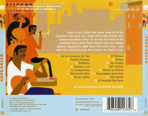 CDs de m&uacute;sica: Various &ndash; Caf&eacute; Salsa (CD, Metro METRCD137) - Foto 2