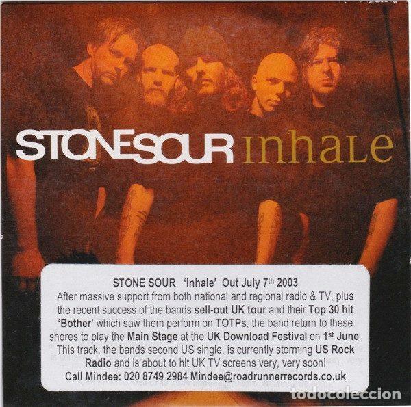 Music CDs: Stone Sour &ndash; Inhale (CD, Roadrunner Records RR PROMO 698)