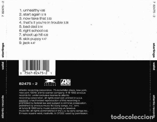 CDs de m&uacute;sica: Starlings &ndash; Valid (CD, Atlantic 7 82475-2) - Foto 2