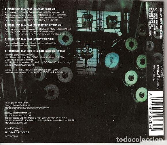 CDs de m&uacute;sica: StarGate &ndash; Easier Said Than Done (CD, Telstar CDSTAS3269) - Foto 2
