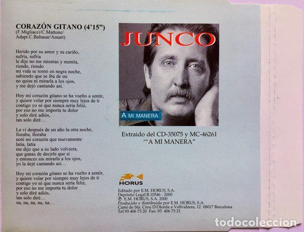 CDs de m&uacute;sica: Junco &ndash; Coraz&oacute;n Gitano (CD, Horus CD-53203) - Foto 2