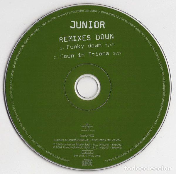 CDs de m&uacute;sica: Junior &ndash; Remixes Down (CD, Universal Music junior-02) - Foto 3