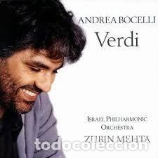 Music CDs: Andrea Bocelli &ndash; Verdi (CD, Philips 464 600-2)