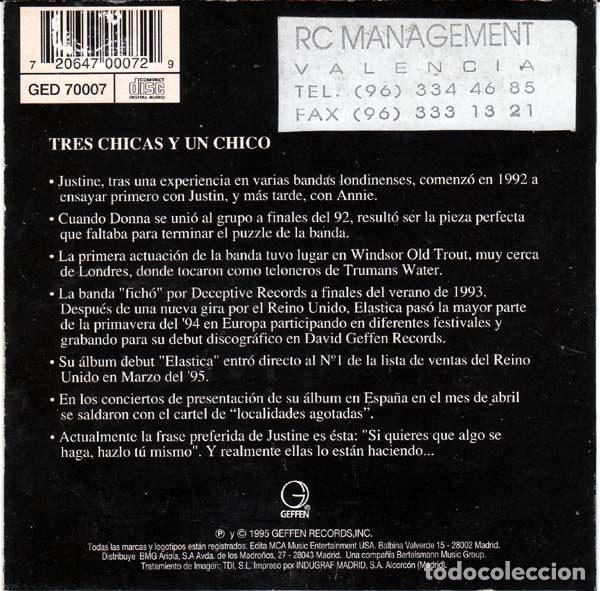 CDs de m&uacute;sica: Elastica &ndash; Stutter (CD, Geffen Records GED70007) - Foto 2