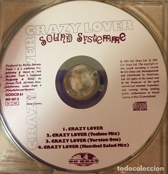 CDs de m&uacute;sica: Sound Systemme &ndash; Crazy Lover (CD, Go! Beat GODCD 61) - Foto 4