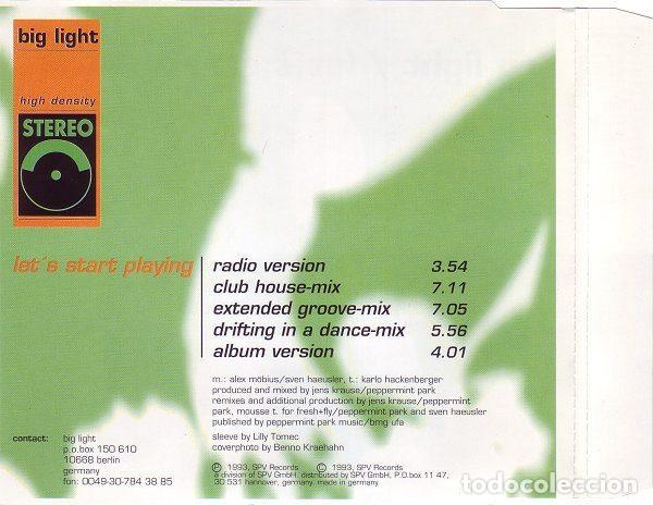 CDs de m&uacute;sica: Big Light &ndash; Lets Start Playing (CD, Spv Records CDS 055-93743) - Foto 2