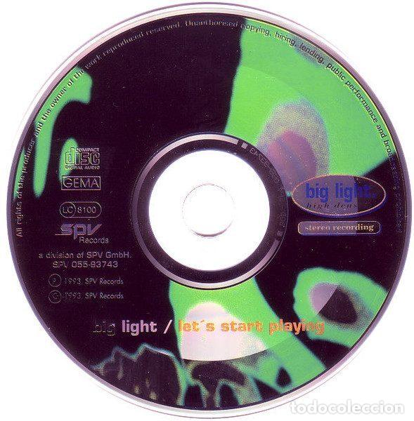 CDs de m&uacute;sica: Big Light &ndash; Lets Start Playing (CD, Spv Records CDS 055-93743) - Foto 3