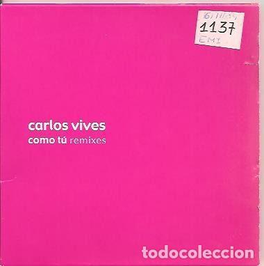CD de M&uacute;sica: Carlos Vives &ndash; Como T&uacute; (Remixes) (CD, EMI none)