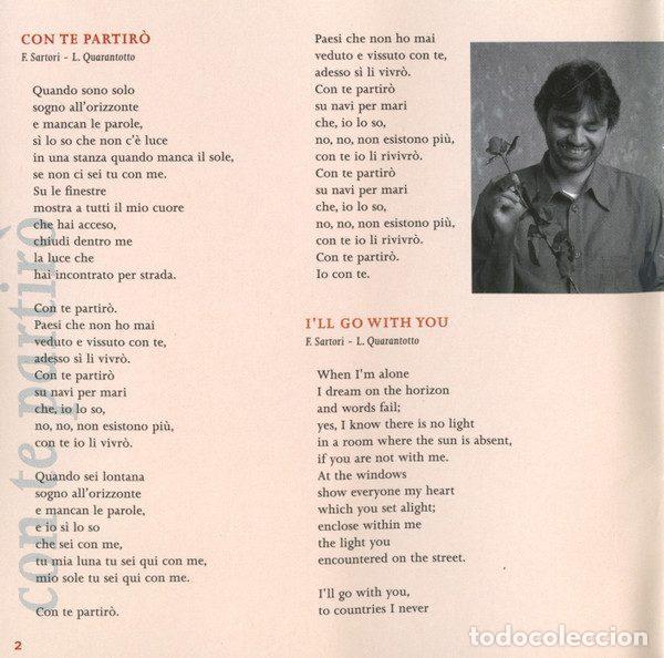 CDs de m&uacute;sica: Andrea Bocelli &ndash; Romanza (CD, Philips 456 456-2) - Foto 5