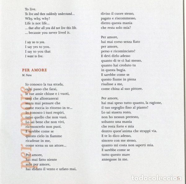 CDs de m&uacute;sica: Andrea Bocelli &ndash; Romanza (CD, Philips 456 456-2) - Foto 8