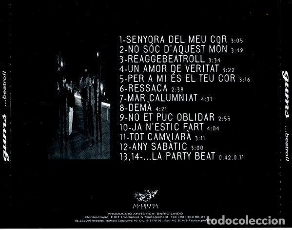 CDs de m&uacute;sica: Gums &ndash; Beatroll (CD, Al&middot;leluia Records A.C.D. 018) - Foto 3
