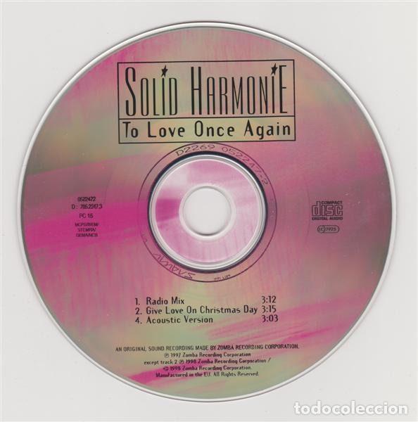 CDs de m&uacute;sica: Solid HarmoniE &ndash; To Love Once Again (CD, Jive 0522472) - Foto 3