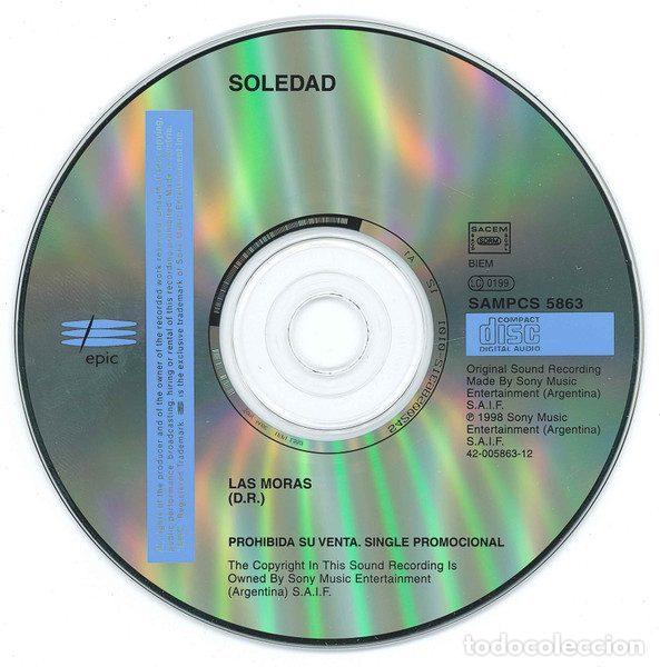 CDs de m&uacute;sica: Soledad &ndash; Las Moras (CD, Epic SAMPCS 5863) - Foto 3