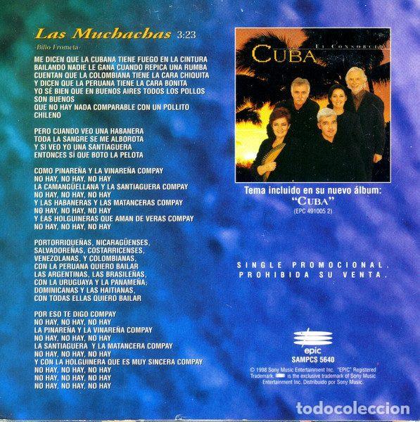 CDs de m&uacute;sica: El Consorcio &ndash; Las Muchachas (CD, Epic SAMPCS 5640) - Foto 2