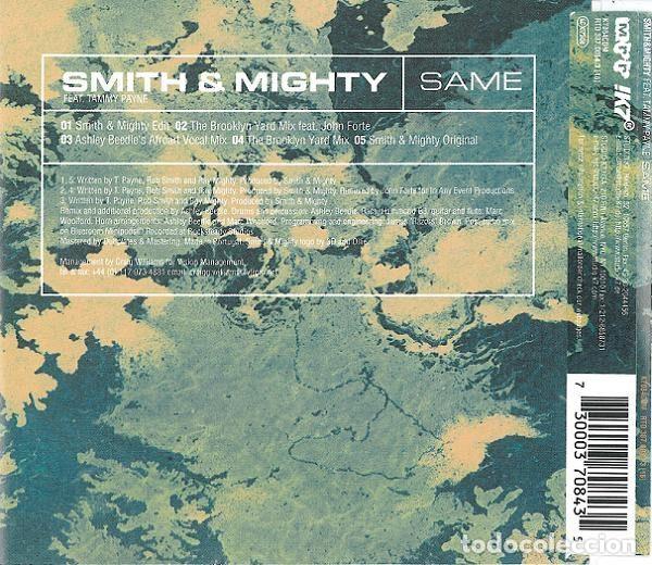 CDs de m&uacute;sica: Smith & Mighty Feat. Tammy Payne &ndash; Same (CD, !K7 Records K7084CDM) - Foto 2